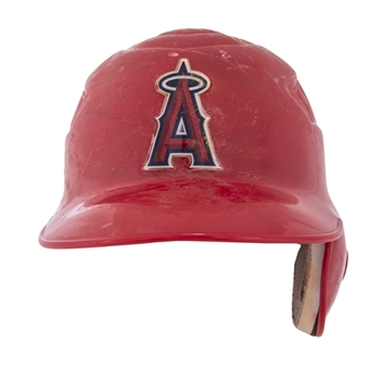2011-2012 Mike Trout Rookie Game Used Los Angeles Angels Batting Helmet (J.T. Sports)